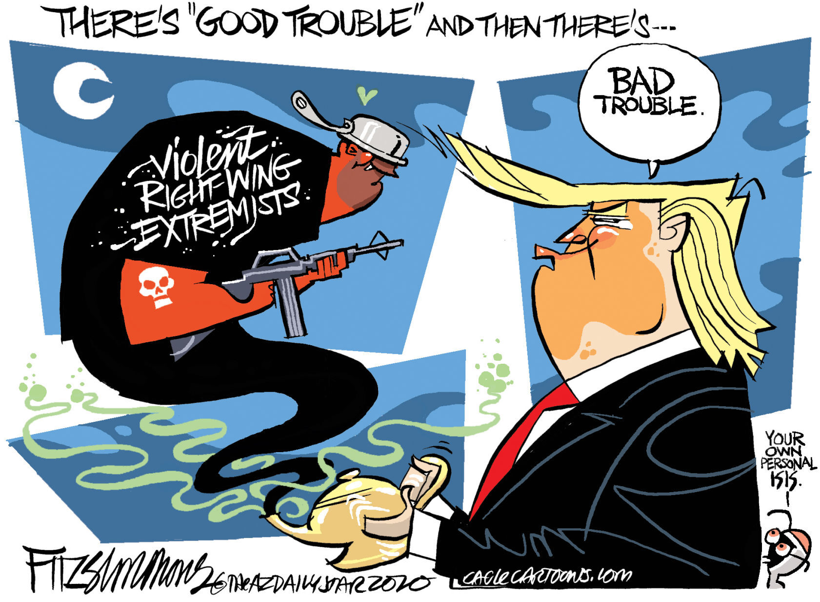 Daily Fitz Cartoon: Genie